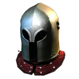 Stalwart Barbute Helmet of the Whelpling
